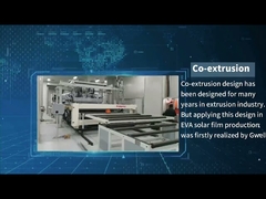 EVA-gegote film-extrusielijn voor inkapseling van zonnepanelen
