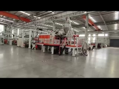 EVA/POE/EPE 3-lagen co-extrusie productielijn, statische staat display video zonder werking