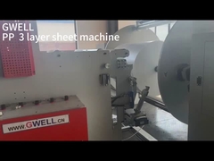 GWELL 3-laag PP-plaat co-extrusie machine