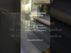 100% gerecycled materiaal PET-plaat-extrusiemachine voor zaadbakken