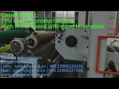 GWELL Productielijn voor TPU-coating met hoge lijnsnelheid en goede laminatie