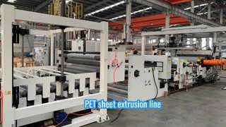 Machines voor het extruderen van PET-platen
