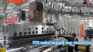 PETG-extrusielijn voor medische verpakkingen