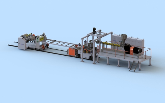 Persoonlijke pla pla pla pla pla plaatmachine pla thermoforming drie laag plaat extrusie lijn