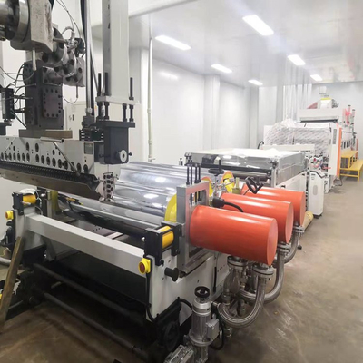 kopen Eenvoudige schroef parallelle schroef PETG-platen-extrusie-machine voor kasten en advertentie-displayen online manufacture