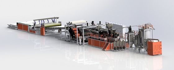 kopen High Transparency PC/PMMA Sheet Extrusion Line met 600-1220 mm breedte en 0,125-3 mm dikte voor optische toepassingen online manufacture