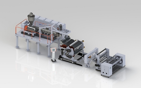 kopen 120 kg/h ETFE-film-extruderingsmachines 1000 - 1500 mm Breedte enkel schroef-extruder online manufacture