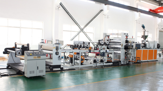kopen Transparante harde PVC-plaat extrusielijn 350 kg/uur 0,4 - 10 mm dikte online manufacture