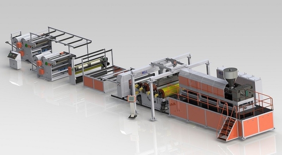 kopen ASA PVC-platen-extruderingslijn 350 kg/h deurwandpaneel enkel schroef-extruder online manufacture