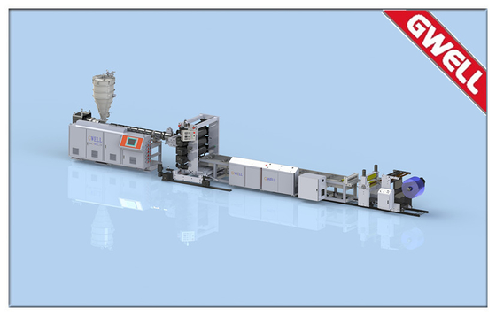 kopen Transparante PVC zachte gordijnplaat extruderingslijn enkel schroef extruder online manufacture