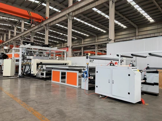 kopen EVA / POE-gegote film-extrusielinie voor inkapseling van zonnepanelen Maximale lijnsnelheid 16 m/s online manufacture