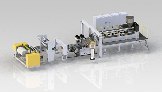 kopen Casting PVC Cling Film Plastic Wrap Extrusion Line Aanpassing en flexibiliteit online manufacture