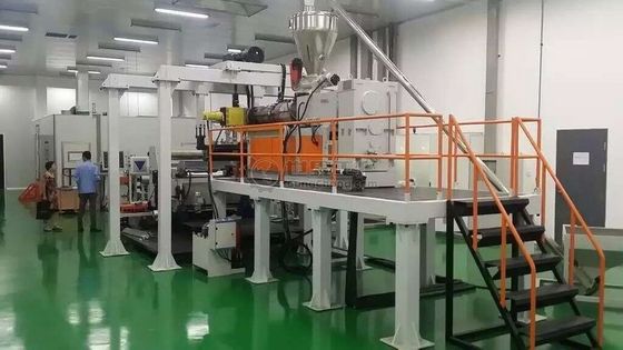 kopen Energiebesparende Twin-Screw Extruder met Ontgassingssysteem voor PET-kunststofplaatproductielijn met hoge capaciteit online manufacture