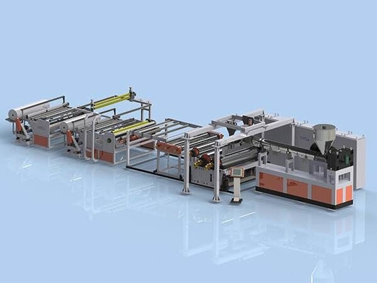 kopen EVA / POE Solar Film Extrusion Line voor Solar Panel Encapsulation Liner Speed 16m/s online manufacture