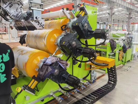 kopen High Capacity PP Sheet Extrusion Machine met 800-1500 mm breedte en 0,2-1,5 mm dikte voor 300-1000 kg/h output online manufacture