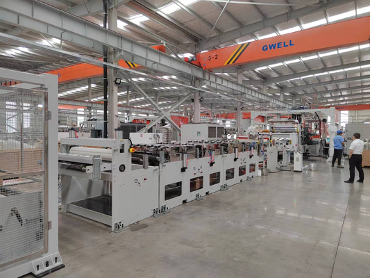 Kopen PETG decoratieve plaat extruderingslijn met 850 kg/h uitvoerkapaciteit, dikte 4*8ft*1mm en ABA structuur online manufacture