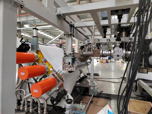 kopen PMMA-plaatextrusielijn voor de productie van acrylplaten met hoge transparantie met een breedte van 600-1220 mm en een dikte van 0,5-5 mm online manufacture