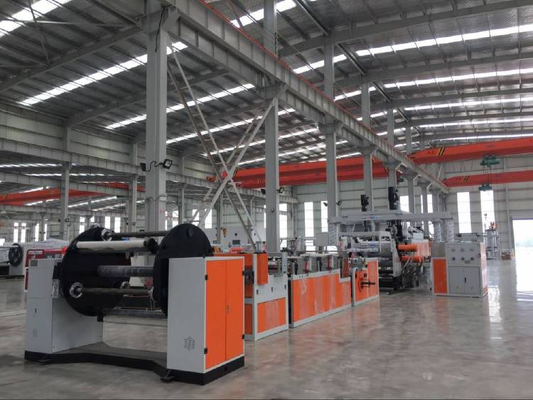 kopen Twin Screw PET-folie-extrusielijn zonder kristallisatie en drogen vereist, 800-1500 mm breedte en 100% RPET gebruikt online manufacture