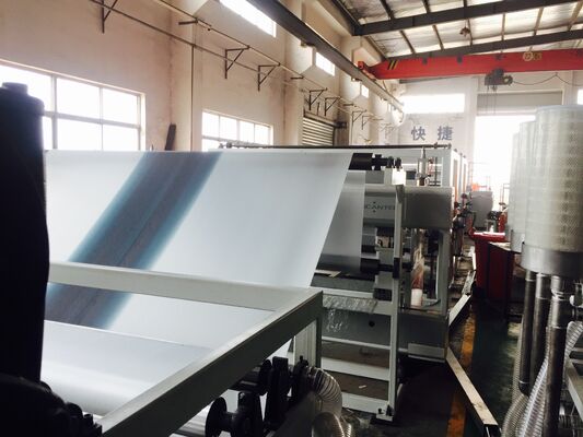 Kopen Hoge Capaciteit PVB Film Productielijn en PVB Tussenlaag Film Extrusielijn met 1300-3200mm Breedte en 0.2-1.52mm Dikte online manufacture