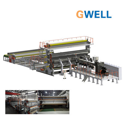 kopen HDPE de Waterdicht makende HDPE van de Membraanproductielijn machine van de de filmuitdrijving van het waterbewijs online manufacture
