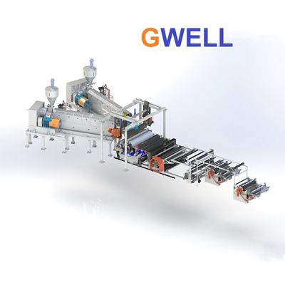 kopen EVA waterdichte film-extrusielijn EVA waterdichte membraanproductielijn online manufacture