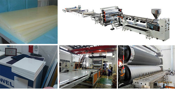 kopen Pp-ABS PE Hdpe Bladextruders die de Lijn van de Raadsuitdrijving adverteren online manufacture
