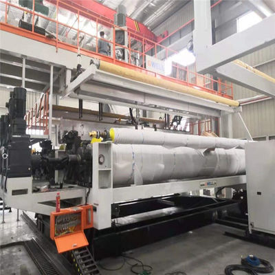 kopen 350 mm Pvc-profiel-extrusielijn voor bouwverbindingen 400-550 kg/uur online manufacture