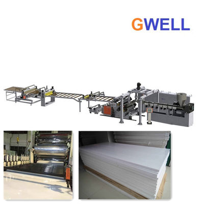 kopen 8 mm dikke PMMA ABS plaat extrusie lijn enkel schroef bord extrusie machine online manufacture