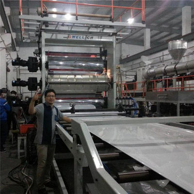 kopen Tegel ASA Pvc Board Production Line van de 3 laag de Synthetische Hars online manufacture
