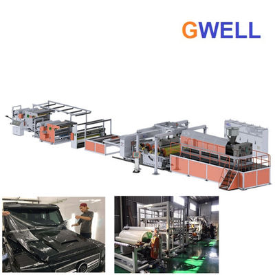 kopen TPU goot de Lijntpu Transparante Film van de Filmuitdrijving Makend Machine online manufacture