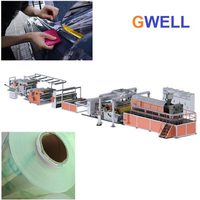 kopen Drie Lagen Tpu-Uitdrijvings gieten Film Makend tot Machine Enige Schroefextruder online manufacture