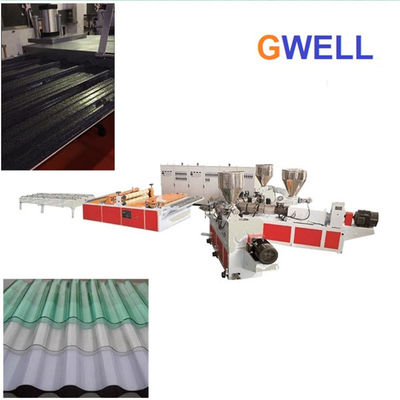 kopen Van de het Daktegel van pp pvc Golf van het de Productielijnpolycarbonaat de Uitdrijvingsproces online manufacture