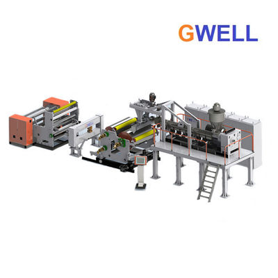 kopen De Plaat Achterpolyvinylidene van PVDF het Zonnefluoride goot Filmextruder 140kg h online manufacture