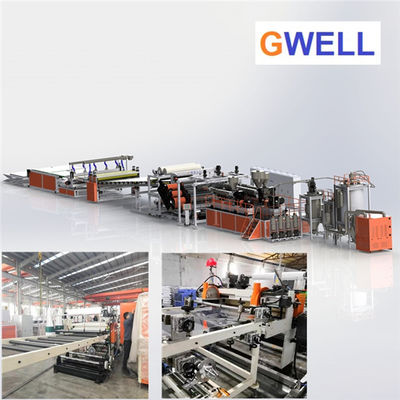kopen Hoog transparante PMMA-plaat 1-10 mm Extrusielijn 600 - 800 kg/uur met een UV-scherpingsbeveiliging online manufacture