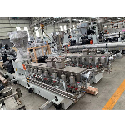kopen 85 mm conisch co-roterende tweeschroef extruder meng smelt online manufacture