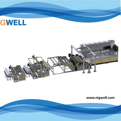 kopen POE de Zonneoutput van het de Schroefontwerp 400kg/H van de Filmproductielijn Enige online manufacture
