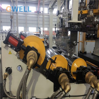 Kopen High Capacity PP Sheet Extrusion Machine met 800-1500 mm breedte en 0,2-1,5 mm dikte voor 300-1000 kg/h output online manufacture