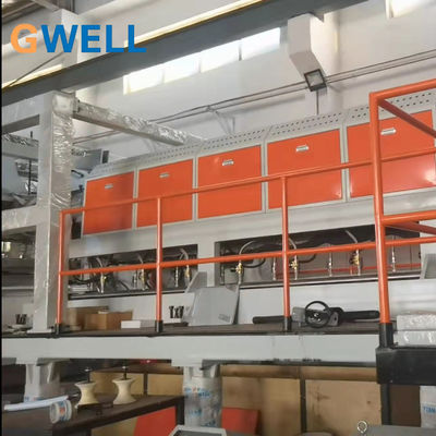 kopen 2600 mm brede EVA zonnefolie extrusielijn met een output van 300-700 kg/u en een krimppercentage van ≤2% voor de inkapseling van zonnepanelen online manufacture