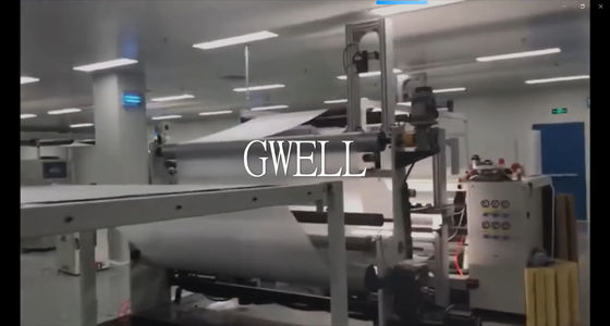 EVA / POE zonnefilm extrusielijn met maximale lijnsnelheid van 16m/min en twin schroef ontwerp